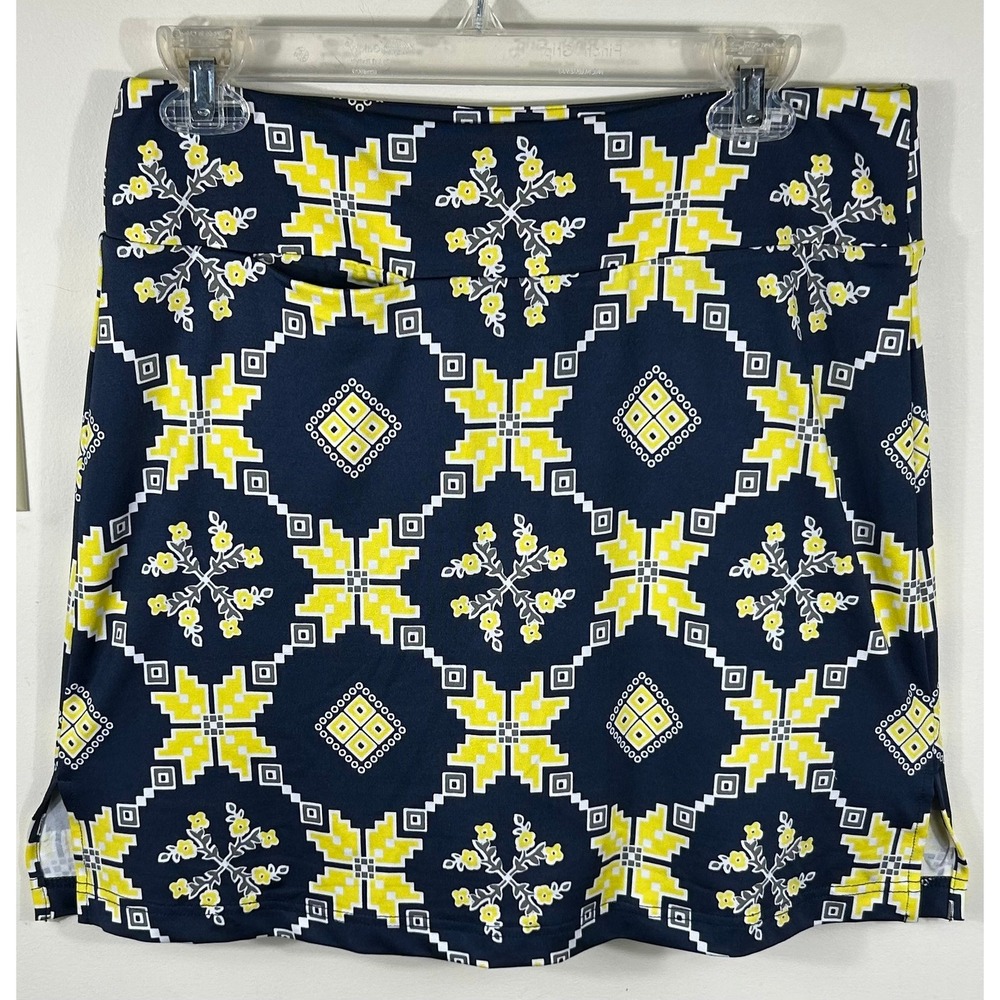 Golftini Athletic Skort Women M Medallion Traveler Golf Pickleball Tennis Preppy